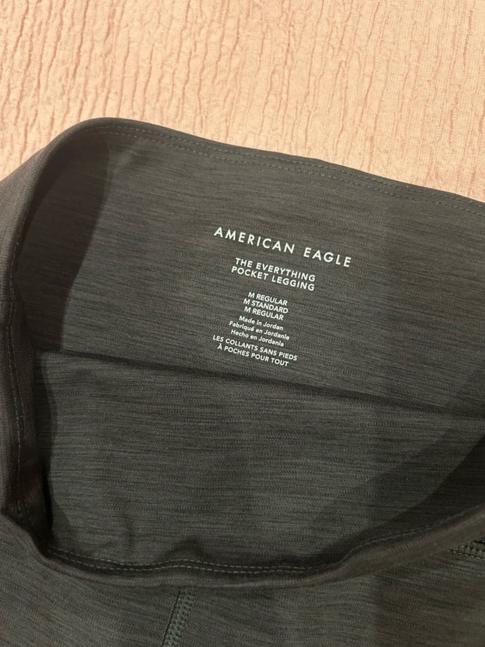 American Eagle High-Waist The Everything Pocket Gray Leggings, Size M - Picture 5 of 5